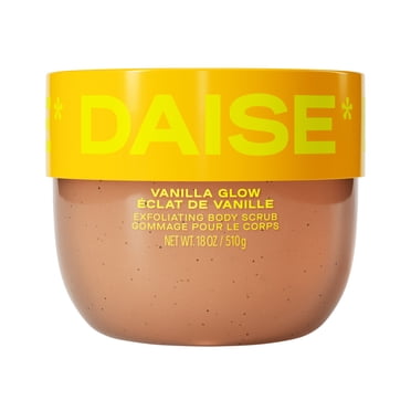 DAISE Exfoliating Body Scrub in Vanilla Glow, pour une peau douce et éclatante, 18 oz/510 g