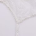 thumbnail image 4 of Women's Lace Embroidery Bra Underwire Balconette Bra Set and Robe 6 piece, 4 of 5