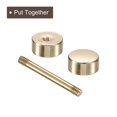 thumbnail image 4 of Unique Bargains 8Pack Métal Sac Sangle Connecter Boucles, 19x29mm Bourse Vis Rivets de Fixation (Doré Clair), 4 of 7