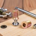 thumbnail image 5 of Unique Bargains 1/4-20 x 20mm Threaded Inserts Nuts, 100 Pack Wood Insert Nuts with Hex Wrench, 5 of 5