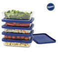 thumbnail image 2 of Pillsbury 10pc 3-Cup Rectangular Glass Food Storage Set, 2 of 4