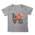 thumbnail image 1 of Toddler Girls Summer Tops Tees Short Sleeve Rugby Football Letter Prints T Shirt Fans Gift Spring Shirts For Boy 4-5T, 1 of 4