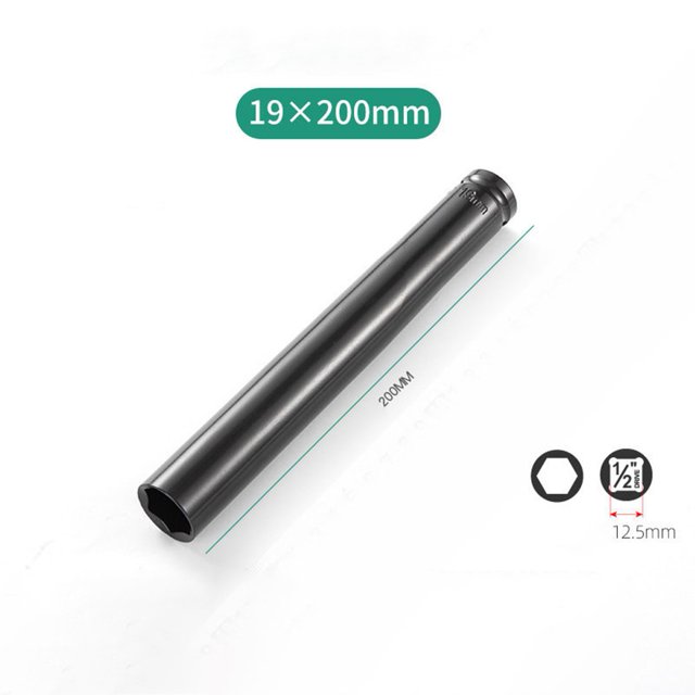 200mm 1/2 Drive Socket Impact Wrench Driver Hex Head Adapter Spanner Converter
