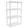 thumbnail image 3 of Gracious Living Unité de Rangement Knect-A-Shelf à 4 Tablettes, Blanc (Lot de 3), 3 of 12