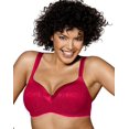 thumbnail image 1 of Playtex Womens Secrets Body Revelation Underwire Bra, 44D, Scarlet Berry Rose, 1 of 1