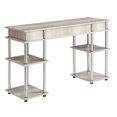 thumbnail image 1 of Convenience Concepts R4-0328 Designs2Go Bureau Ergonomique Laminé à Cinq Tablettes, 1 of 6