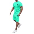 thumbnail image 3 of Men's Suits Quick-Dit Summer Tracksuit for Everyday Casual Outdoor Travel Performance Athletic Set, 3 of 5