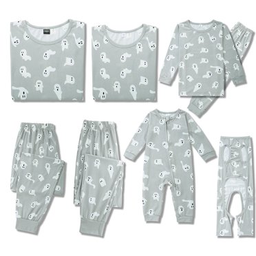 New 2022 Parent-child Family Halloween Party Clothes Mom Dad Kids Baby Dog Matching Outfits Pyjamas Casual Sleepwear Thicken Pjs