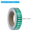 thumbnail image 2 of Unique Bargains Directional Flow Arrow Tape 1-3/16'x65', Adhesive Pipe Identification Marking Stickers, White on Green, 2 of 5