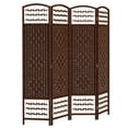 thumbnail image 1 of HOMCOM Cloison Pliante de 5,6 Pi, Paravent Autoportant pour Chambre, 1 of 10