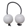 thumbnail image 2 of lionlar African Shaker Rattle Hand Shaker Sand Balls for Bedroom Adults Lovers Beginners White 1, 2 of 6