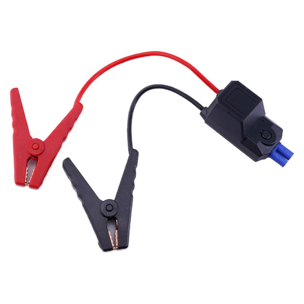 EC5 Car Jump Starter Cable, 12V Heavy Duty Alligator Clips to EC5 Connector, Portable Emergency Battery Jumper Cable for Vehicle Power Boost, 500A/700A Peak Current
