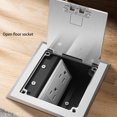 thumbnail image 3 of Floor Socket, Concealed 2 X 3 Prong and USB A USB C Port Recessed Floor Socket  for Work Space or Home Setting, 3 of 7