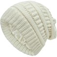 thumbnail image 1 of LinYooLi Bonnet Tricoté pour Femmes, Bonnet d'Hiver Doux et Chaud, 1 of 5