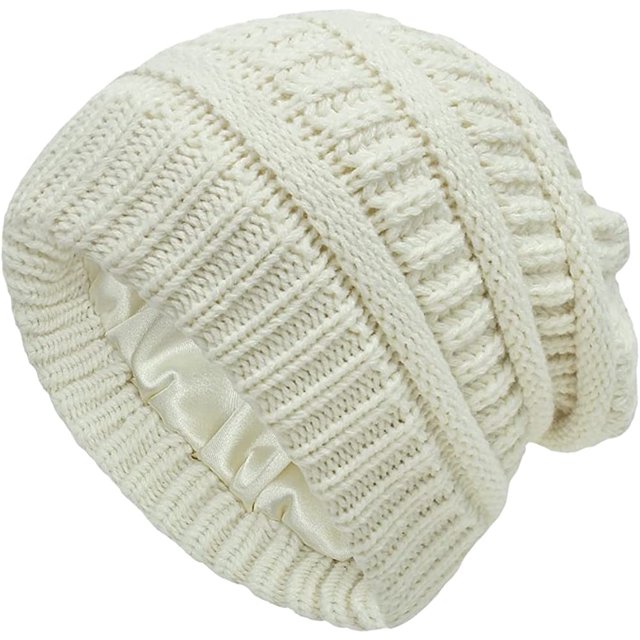 LinYooLi Bonnet Tricoté pour Femmes, Bonnet d'Hiver Doux et Chaud
