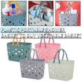 thumbnail image 3 of Plastic Shower Caddys Basket Bathroom Organizer with Handle Hollow Out Caddys, 3 of 7