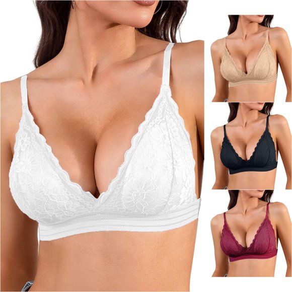 Lace Demi Bra for Push Up Underwire Comfortable Lightweight Everyday T Shirt
