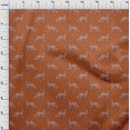 thumbnail image 3 of oneOone Cotton Poplin Fabric Fox Block Decor Fabric Printed BTY 42 Inch Wide, 3 of 4