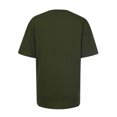 thumbnail image 5 of Yuyuzo T-Shirts d'Été pour Femmes Décontractés à Col Rond à Manches Courtes Hauts Tee Amples Blouses Unies, 5 of 5