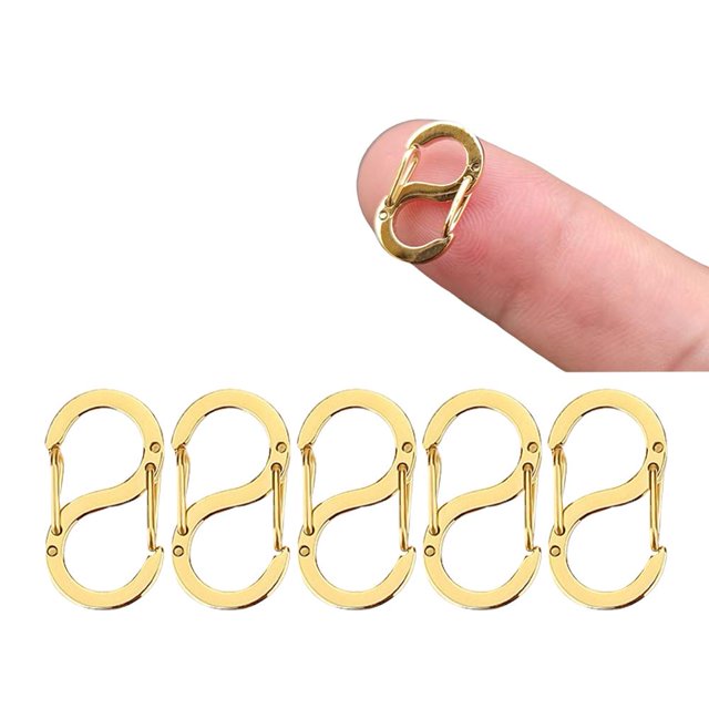 5Pcs Double Lobster Shortener Clasp Necklace Clasp and Closures Opening Lock ♻ F5L0