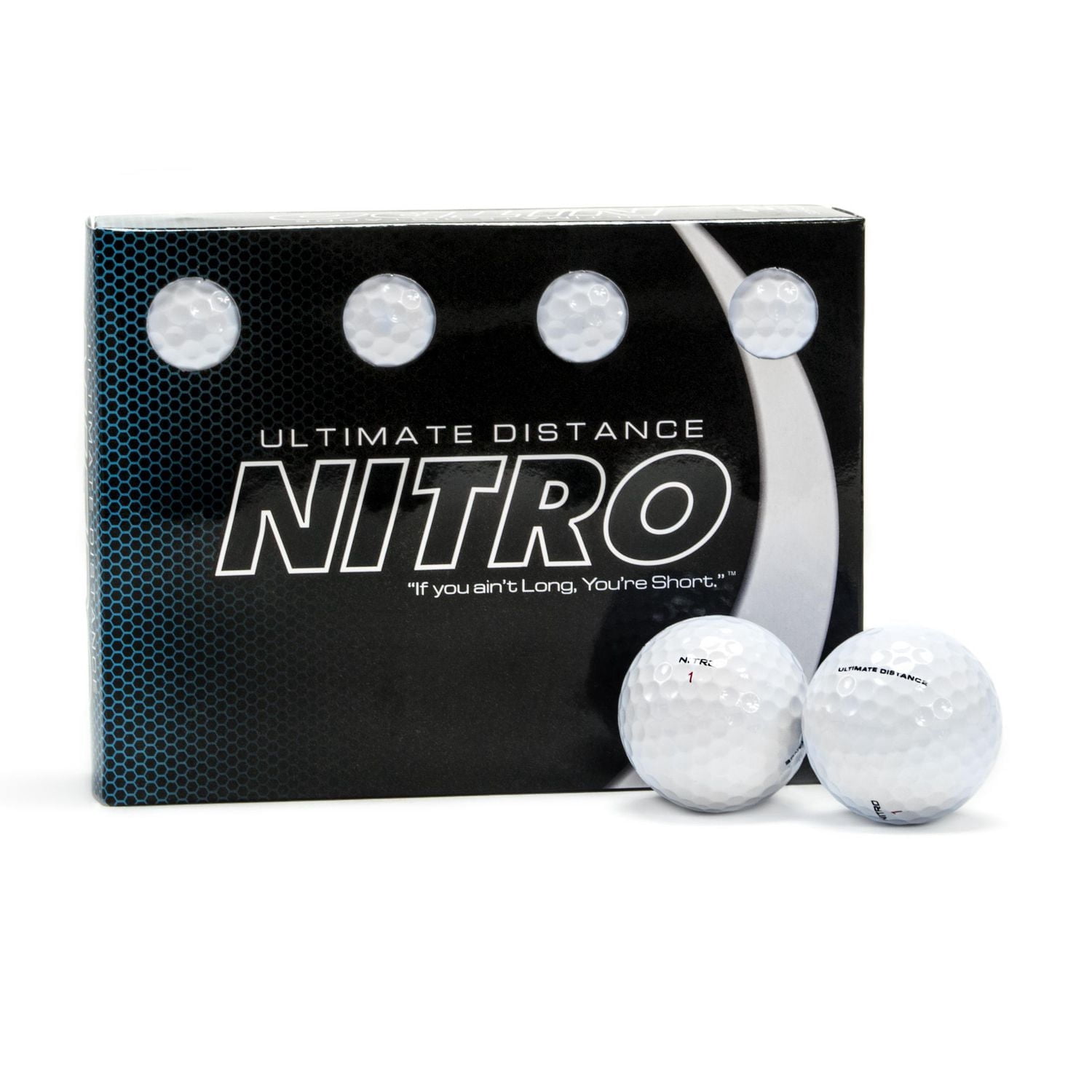 Nitro Golf Ultimate Distance 12pk - White