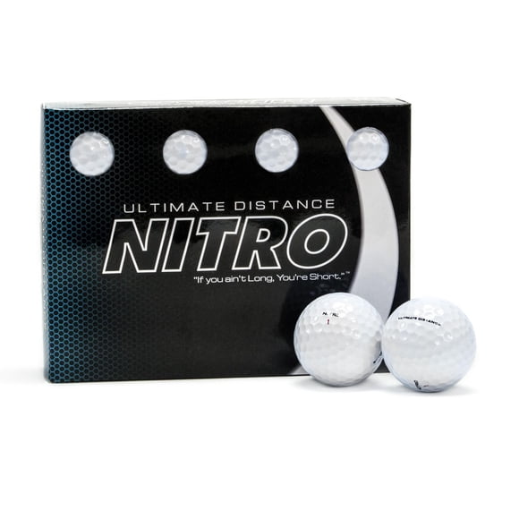 Nitro Golf Ultimate Distance 12pk - White