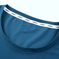 thumbnail image 3 of Birdeem Shirts for Men Mens Summer Solid Color Casual Loose Short Sleeved Round Neck T-Shirt, 3 of 10