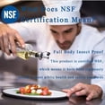 thumbnail image 4 of 30 x 24 Inches Stainless Steel Table for Prep & Work,NSF Commercial Heavy Duty Island Table with Undershelf & Caster for Kitchen, 4 of 6