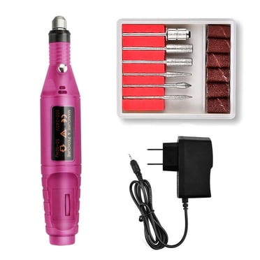 Perceuse Électrique Portable pour Ongles, Perceuses Professionnelles pour Ongles en Acrylique, Ponceuse pour Ongles d'Orteils