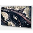 thumbnail image 2 of Paris Paris Tour Eiffel Style Dramatique Grunge - Impression sur Toile Paysage Urbain, 2 of 3