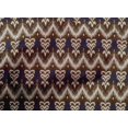 thumbnail image 4 of oneOone Cotton Poplin Fabric Chevron & Swirl Ikat Printed Fabric 1 Yard 42 Inch Wide, 4 of 4