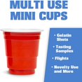 thumbnail image 2 of 2oz Plastic Shot Cups - Pack of 200  Disposable Mini 2oz Party Cups  Red, 2 of 7