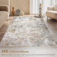 thumbnail image 2 of x Area Rug Living Room Rugs Washable Neutral Modern Abstract Soft Thin Large Rug Indoor Floor No Slip Rug Carpet for Bedroom Under Dining Table Home Office Decor Grey, 2 of 8