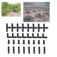 thumbnail image 4 of Drip Irrigation Fitting Kit, Sprinkler System Garden Watering Tool Barbed Tee Fittings  For Greenhouse, 4 of 8
