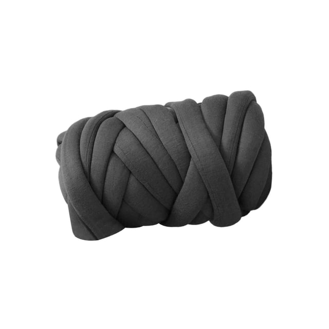 Chunky Yarn Knitting Arm Knit Soft Yarn Tapestry Hand Knit 250G for DIY Rug Making Sweaters Deep Gray