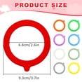 thumbnail image 3 of Silicone Jar Gaskets 3.7Inch, Replacement Airtight Seals Jar Sealing Rings for Regular Mouth Canning Jars(Purple), 3 of 9