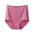 thumbnail image 2 of Innerwin sous-Vêtements Hipster Culottes pour Femmes Plage Taille Haute Culottes Douces Rouge Haricot 4TG, 2 of 3