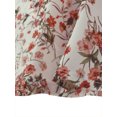 thumbnail image 5 of INSPIRE CHIC Robe Midi à Manches Longues Évasée à Col en V à Imprimé Floral pour Femme, 5 of 5