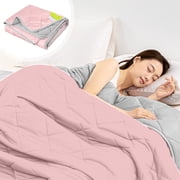 Cool Feeling Silk Fiber Summer Comforter Summer Cooler Gift Comforter Conditioner Comforter Solid Color