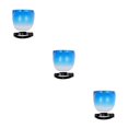 thumbnail image 1 of Decodeary Visors Materials For Clear Easy To Carry Vintage Gradient Blue Black 3Set, 1 of 6