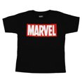 thumbnail image 1 of Marvel T-Shirt pour Garçons Comics Jeunesse avec Logo Brique (Moyen), 1 of 1