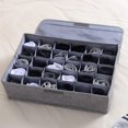 thumbnail image 1 of Boîte de Rangement Organisatrice pour Garde-Robe avec Couvercle, Séparateur pour Chaussettes et sous-Vêtements à 30 Compartiments, 1 of 8