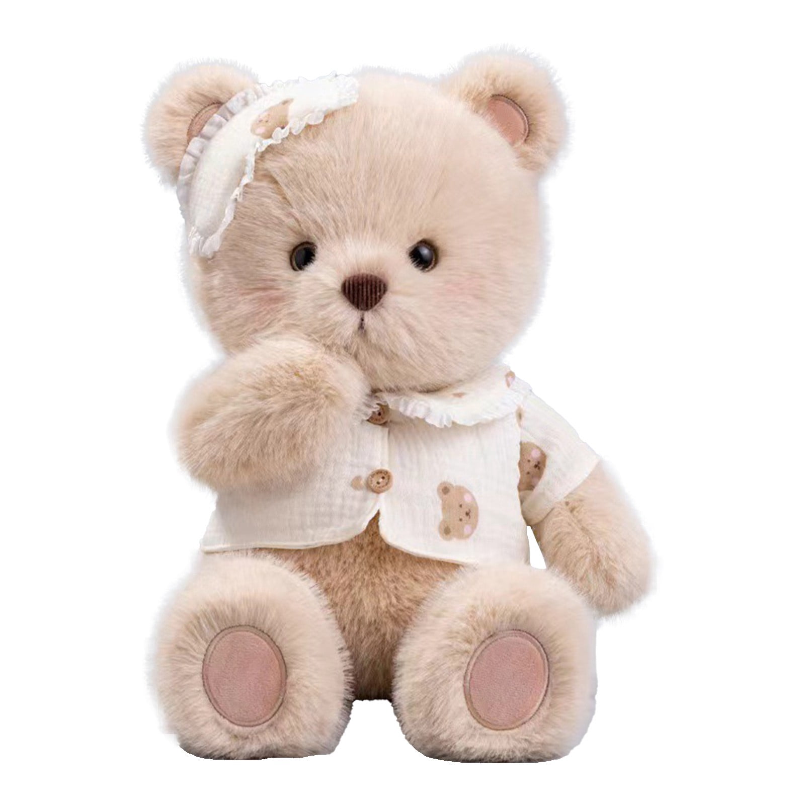 Jindong Adorable Baby Nighttime Series Cuddly Teddy Bear Plush Toy Living Room Decoration Gift