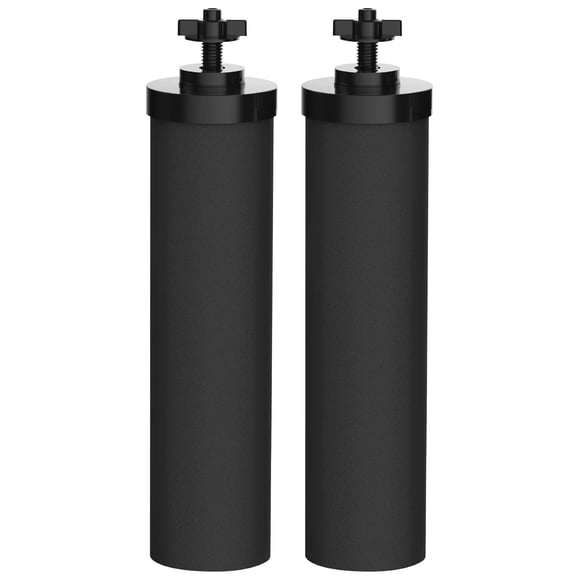 AQUA CREST Gravity Water Filter, Replacement for Berkey® BB9-2® Black Carbon Filter, Compatible with Purewell®, ProOne®, Waterdrop Gravity Water Filter Sy