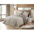 thumbnail image 2 of Swift Home Reversible Ultra Soft Solid Duvet Cover Set with Decorative Button Closure, Twin, Khaki, 2 of 3