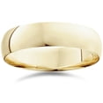 thumbnail image 1 of 6mm Dome High Polished Wedding Band 14K Yellow Gold, 1 of 1