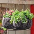 thumbnail image 1 of Yhmxh Home Decor, Room Decor, Wall Decor Hanging Rattan Hanging Basket Planter Water Barrier Designs No Rotten Rootss Plasti c Hanging Basket Planter, 1 of 6