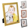 thumbnail image 4 of YAOMOBB Wedding Picture Frame Luxury Non Skid Electroplated Stainless Steel Photo Frame 5 6 7 Inch Shiny Edge Wall Mounting and Table Top, 4 of 6