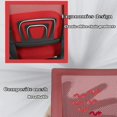 thumbnail image 2 of NiamVelo Mesh Office Chair Height Adjustable Ergonomic Computer Desk Chair Armrest Task Chair with Wheels for Adults, Red, 2 of 7