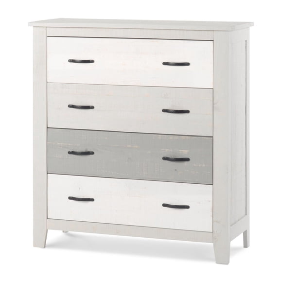 Forever Eclectic Long Beach 4-Drawer Chest, Seascape Gray